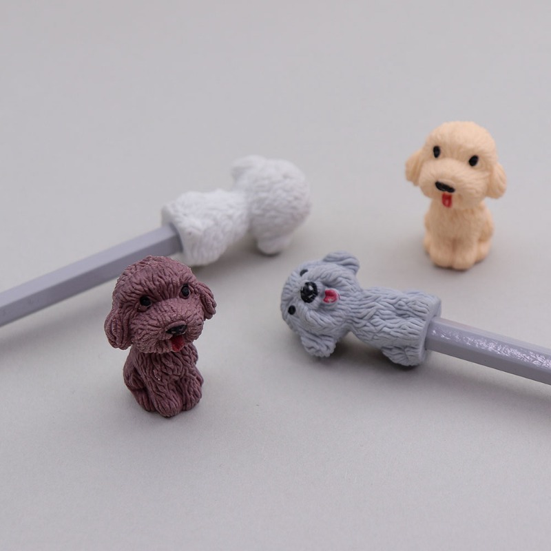 Puppy Eraser Pencil Topper