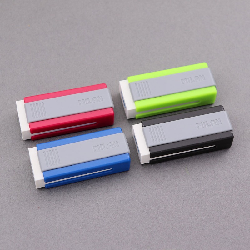 MILAN 320 erasers with Office protective case